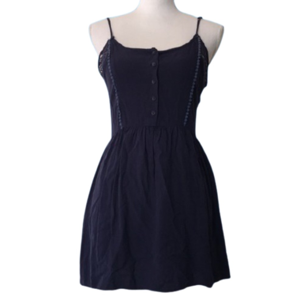 PAPAYA Blue dress mini sleeveless summer